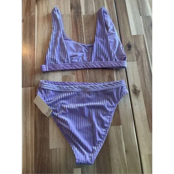 DIPPIN DAISY PURPLE VELVET BIKINI - Picture 3 of 6